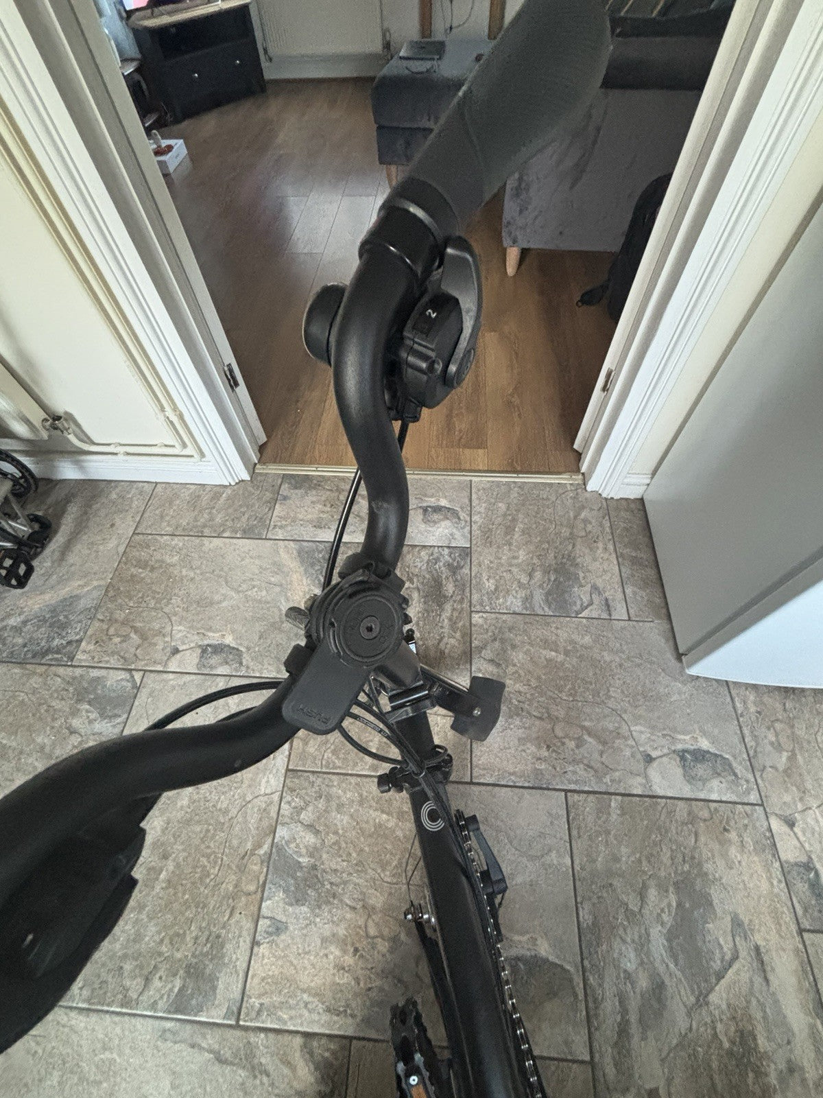 Brompton C Line 2023 Folding Bike Black 16in Mudguards 6 Speed Steel