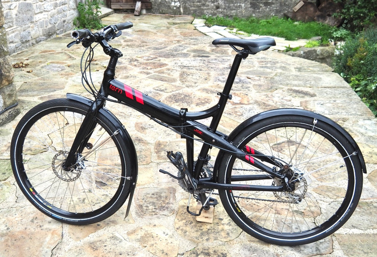 Tern Joe P24 Full Size Folding Bike, Hydraulic Disc Brakes, Extensive Upgrades
