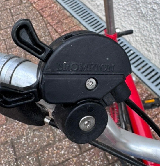 Brompton C Line M3L (3 Speed)  folding bicycle - Red