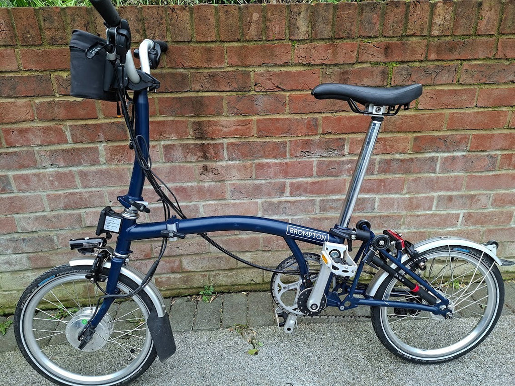 6-Speed Brompton M6L Folding Bike complete with Swytch