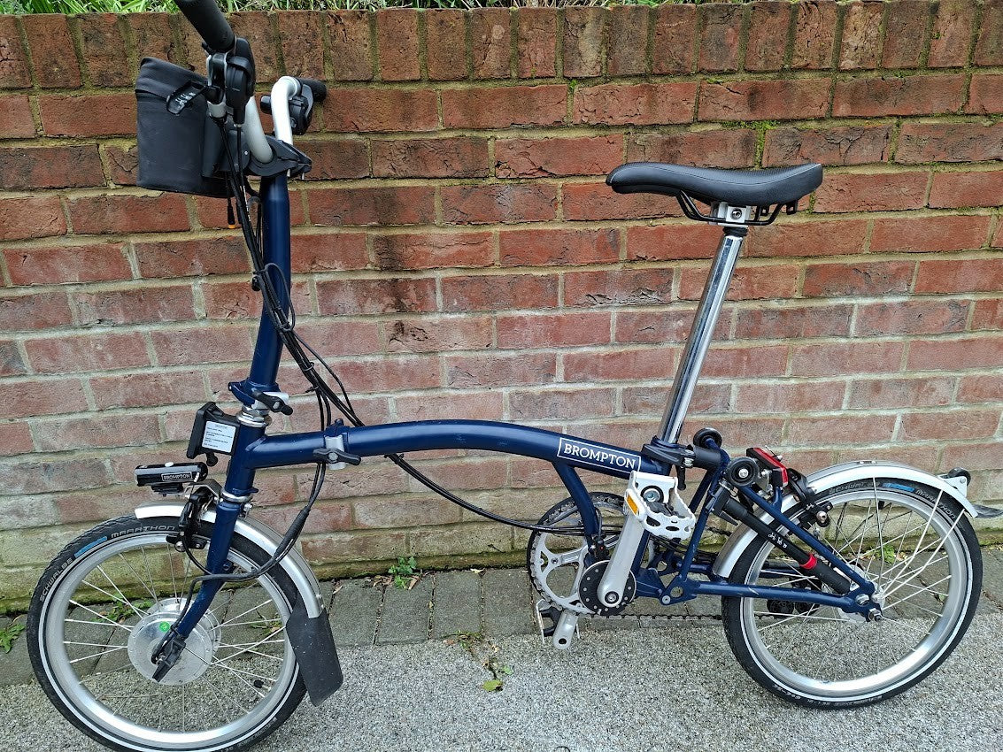 6-Speed Brompton M6L Folding Bike complete with Swytch