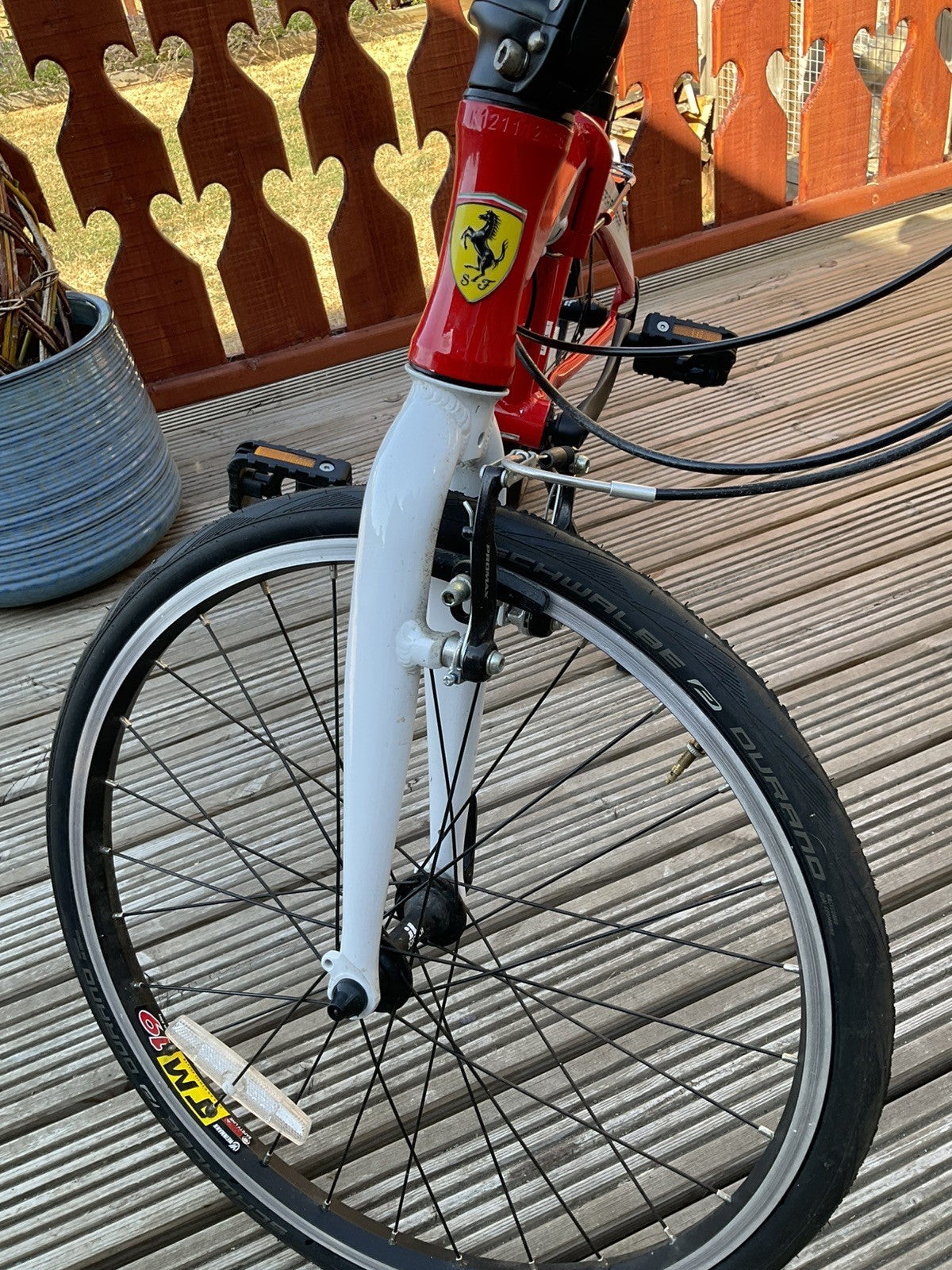 Ferrari Scuderia Red Folding Bike