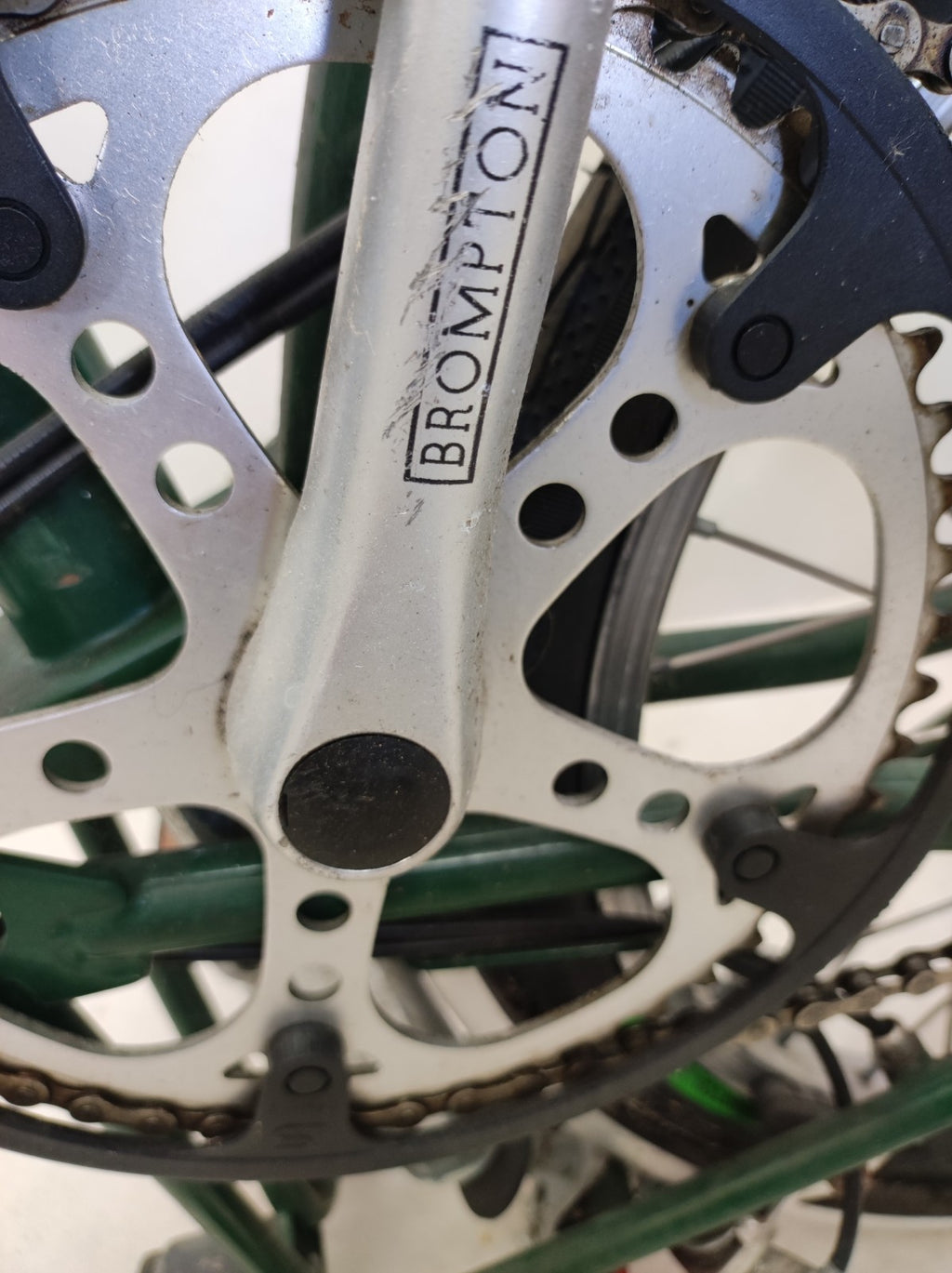 2003 Brampton Classic Green Folding Bike 3 Speed Vintage Retro
