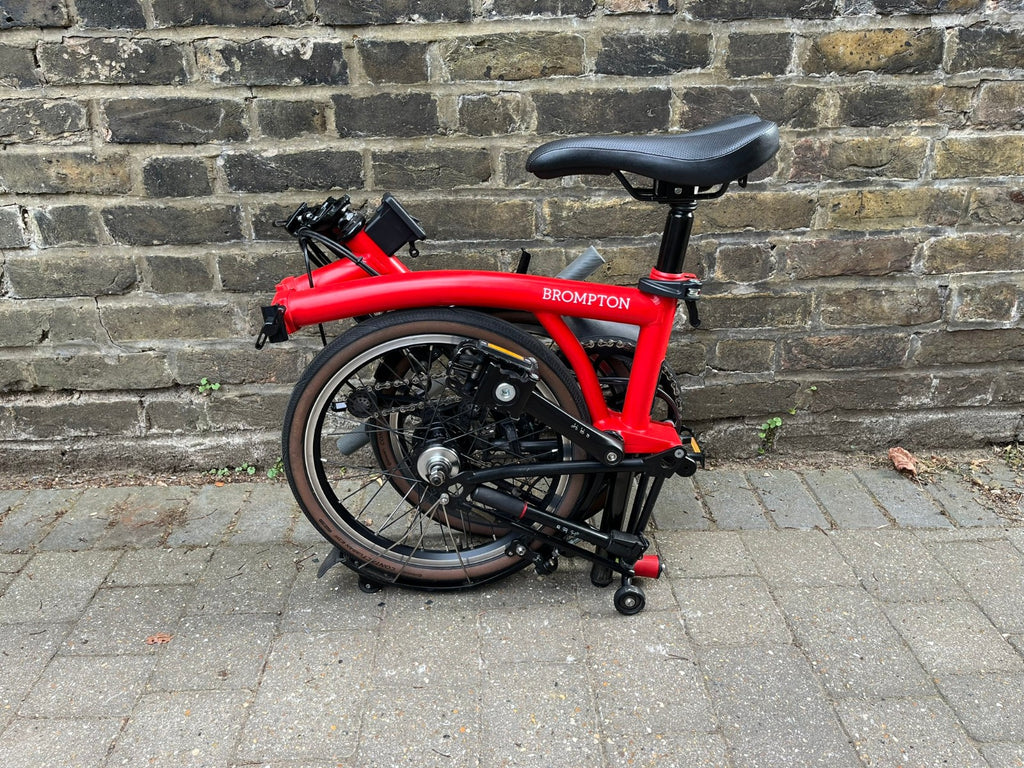 Brompton C-Line 6 speed Red Black S-type