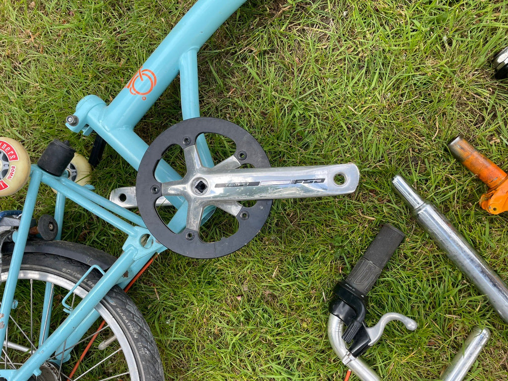Brompton Folding Bike – 3 Speed – With Carrier