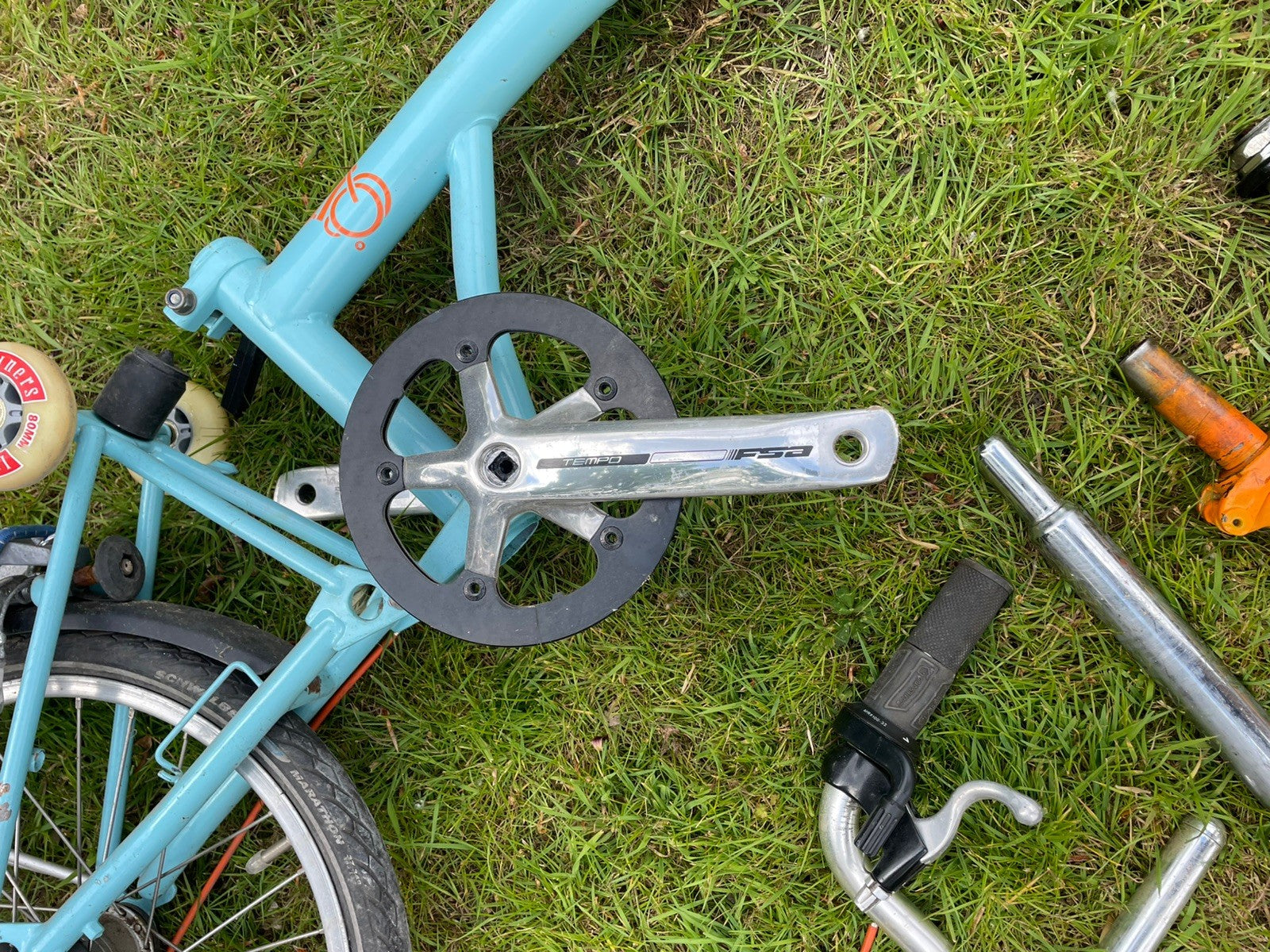 Brompton Folding Bike – 3 Speed – With Carrier