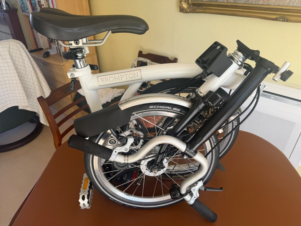 brompton M3L folding bike used only a handful of times, special factory order..