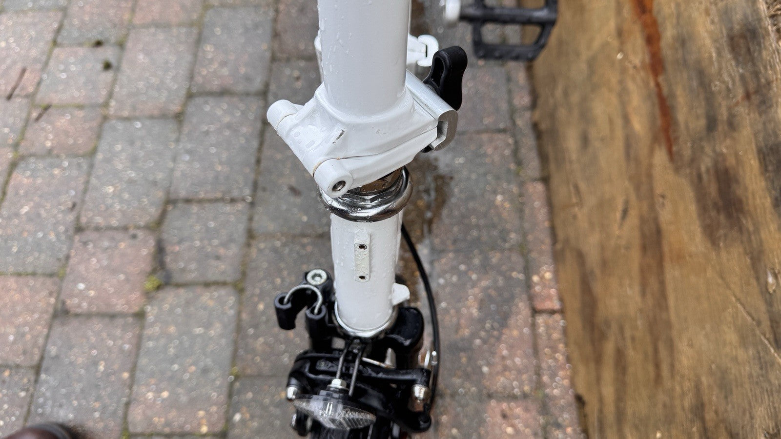 Brompton A Line White (2022 Model) Folding Bike - Great Condition