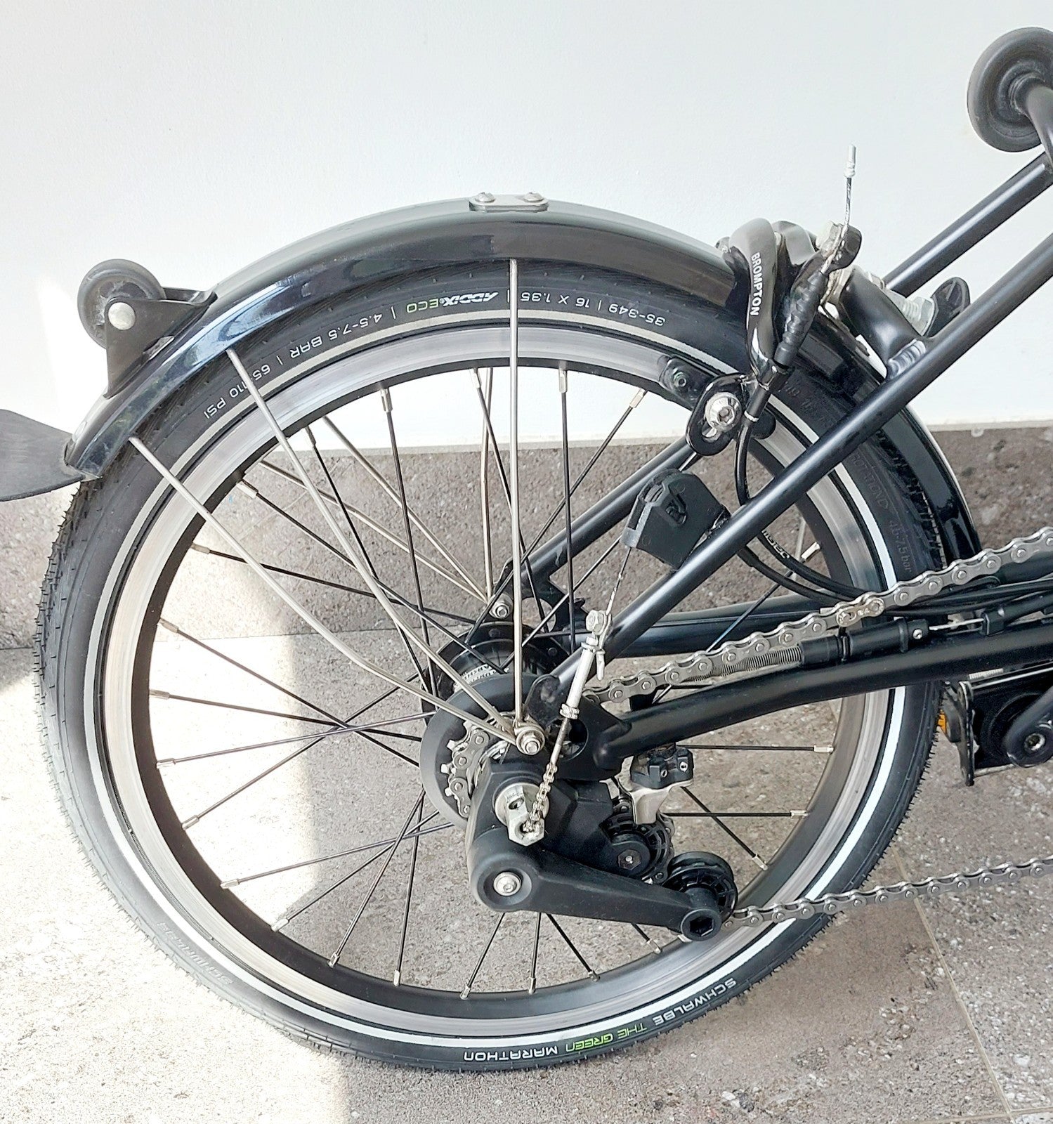 Turquoise Blue 2017 M6L 6-speed Brompton Black Edition + Ortlieb Bag + Toolkit
