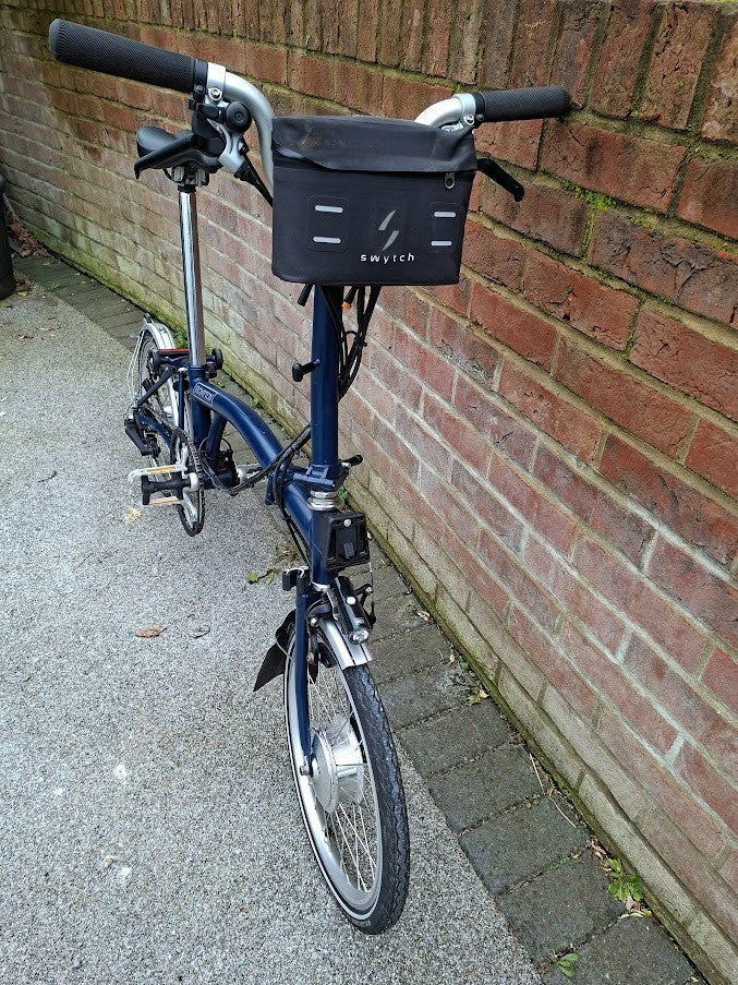6-Speed Brompton M6L Folding Bike complete with Swytch