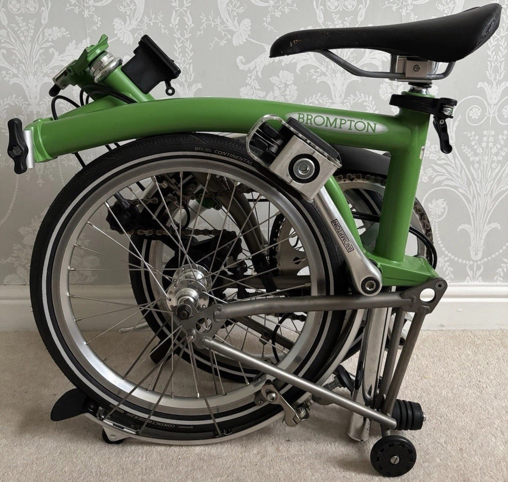 Brompton M2L-X Superlight Titanium Ti / P Line Folding Bicycle - Hardly Used