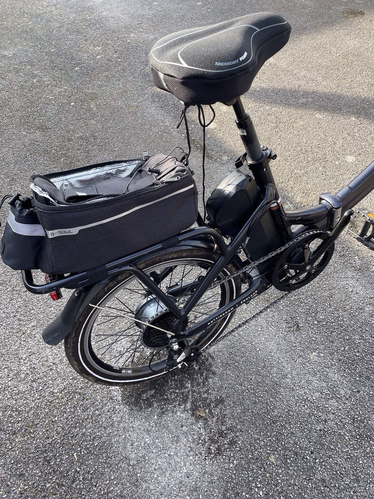 Rayleigh  Trans x Folding Bicycle 20 Inch 8 Speed Shimano Gears Black
