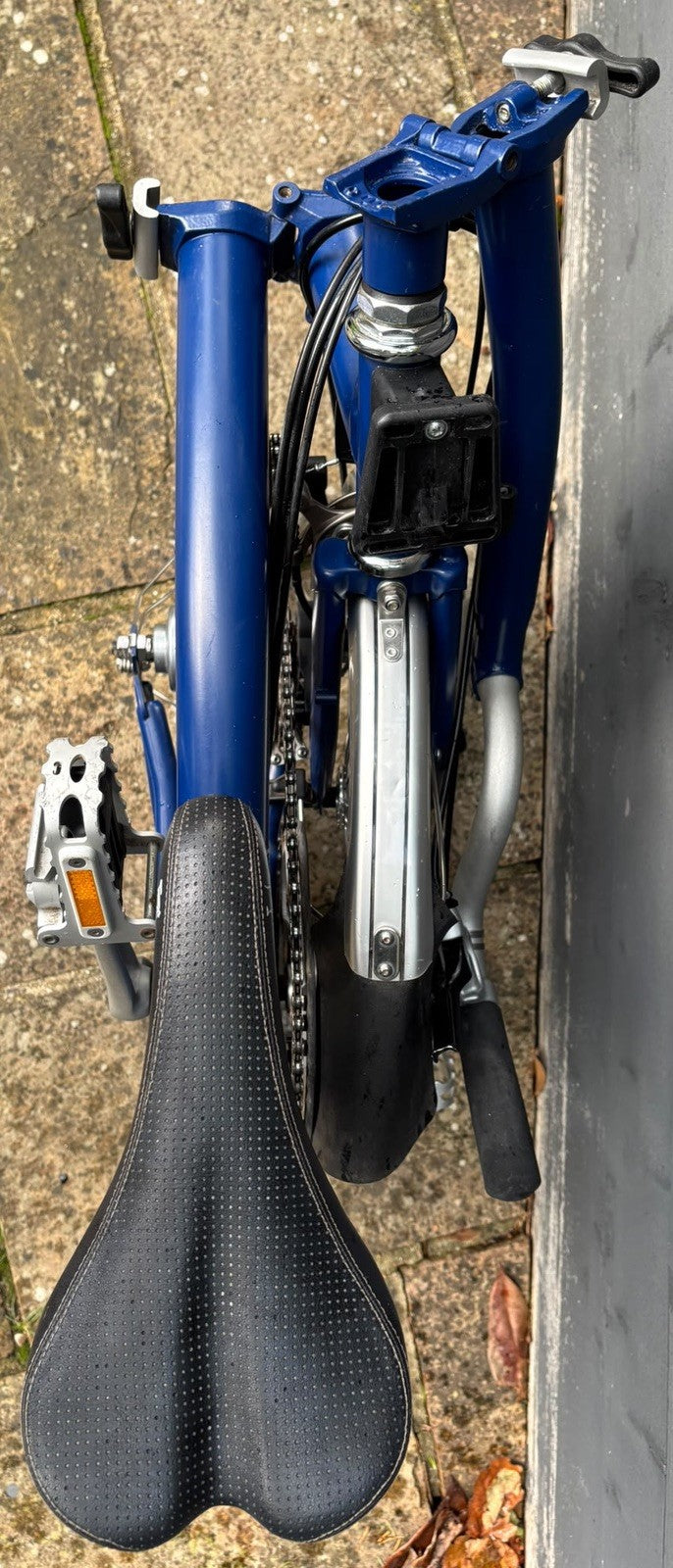 Brompton H6L C Line 6 Speed Folding Bicycle in Cobalt Blue - Light Leisure Use