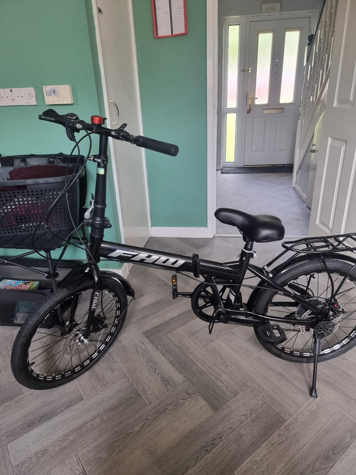 Folding Bicycle 20 Inch Bikes for Adults 7-Speed Variable Foldable City Bicycle