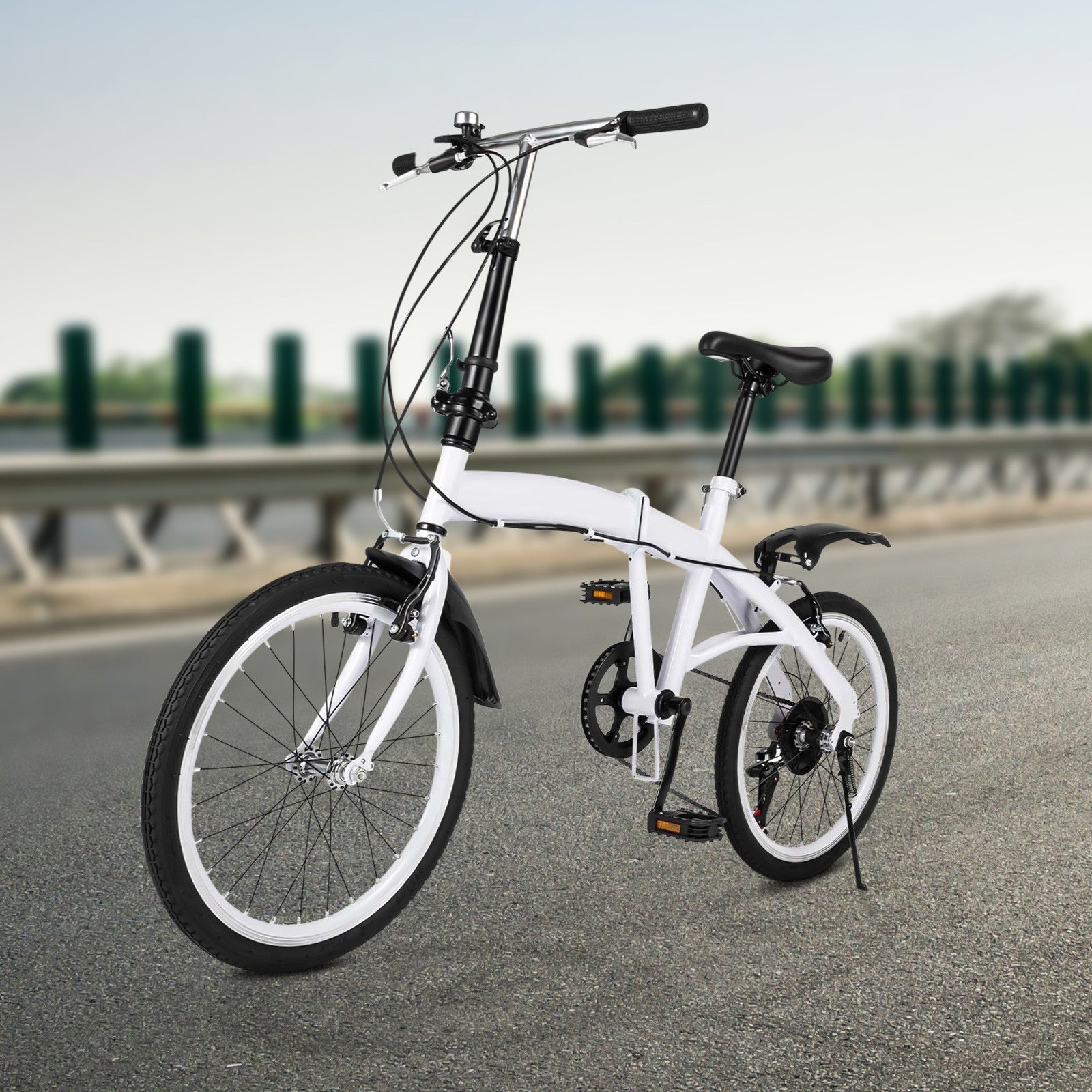 20" Folding Bike Adults Bicycle Lightweight Alloy Bicycle Folding City Bike UK