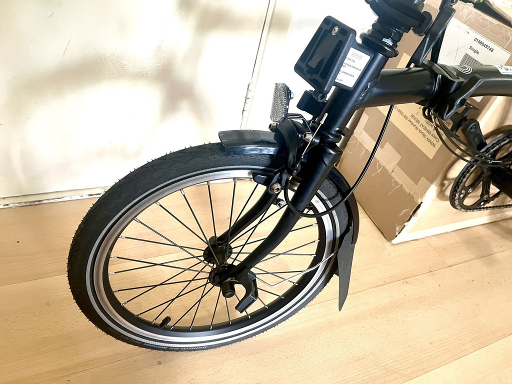 Brompton C Line Explore, 6-Speed, Black, Black Ed, Low Handlebar 2025