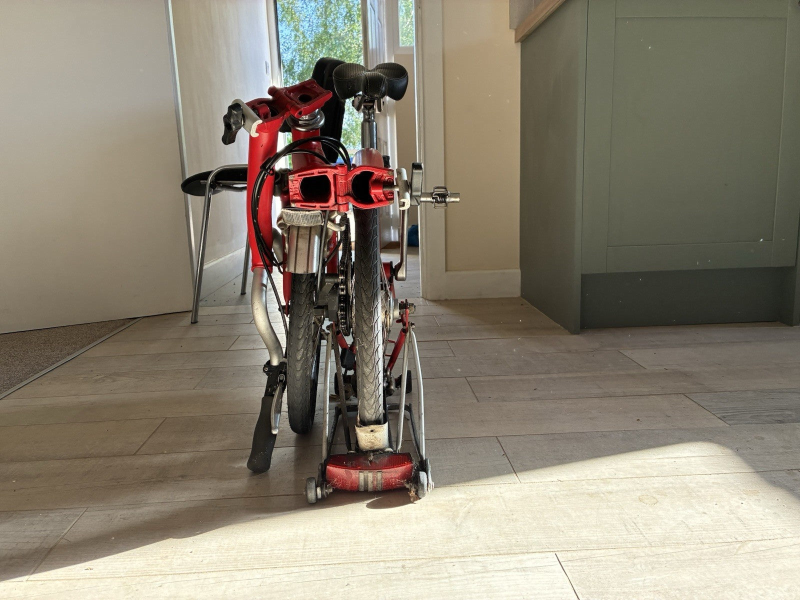 Brompton M3L red in good condition and smooth ride