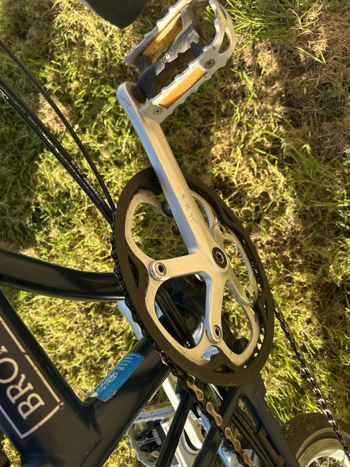 Brompton M3L Folding Bike 3-Speed, Blue