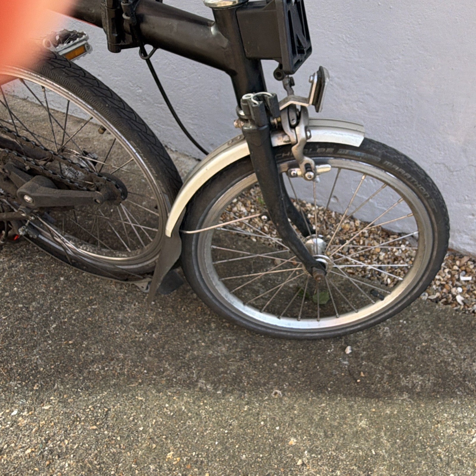 Brompton Folding Bike 16in Black Unisex Adults, Mechanical Rim Brakes
