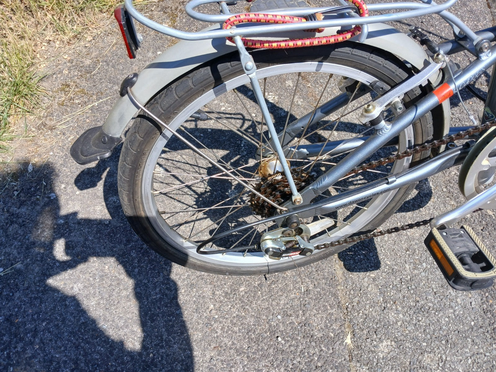 dawes alluminium folding pushbikr