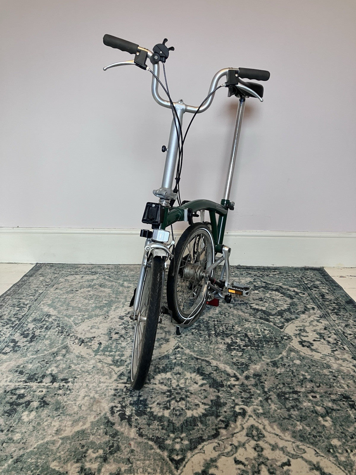 Brompton M3R folding bicycle in Racing Green - Light Leisure Used