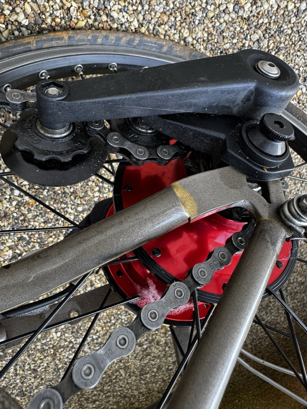 Brompton custom 14 Speed Rohloff Gearing