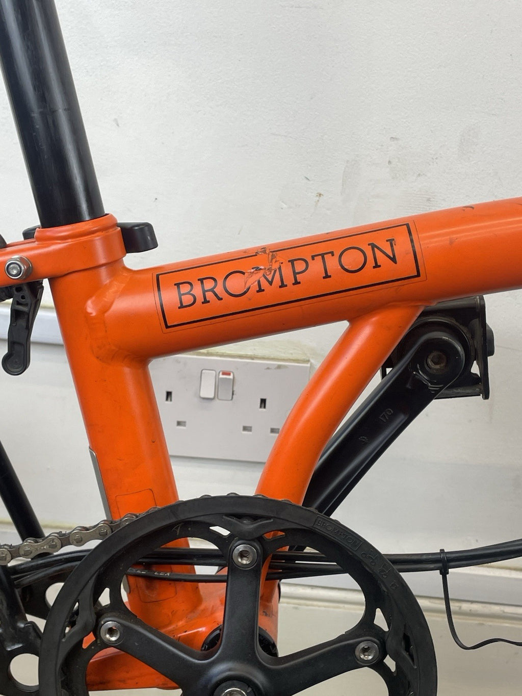 Brompton M6L Folding Bike - Orange