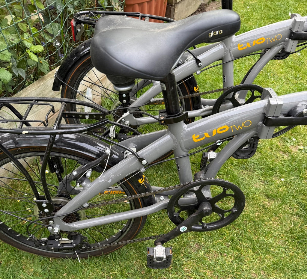 Raleigh Evo Two Folding Bikes x 2 (Matching Pair of Bikes)