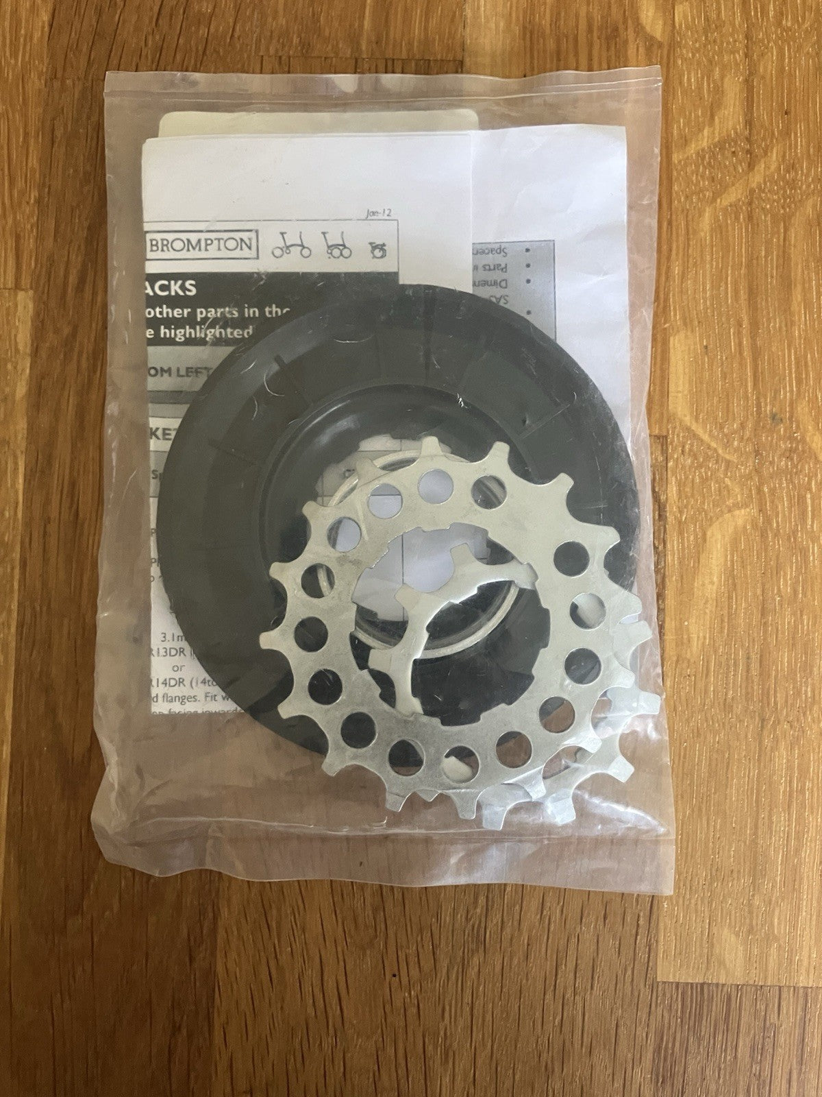 Brompton 2 Speed Sprocket Set 9024148 New Sealed 12/16T QRSPRSTACK-BB2