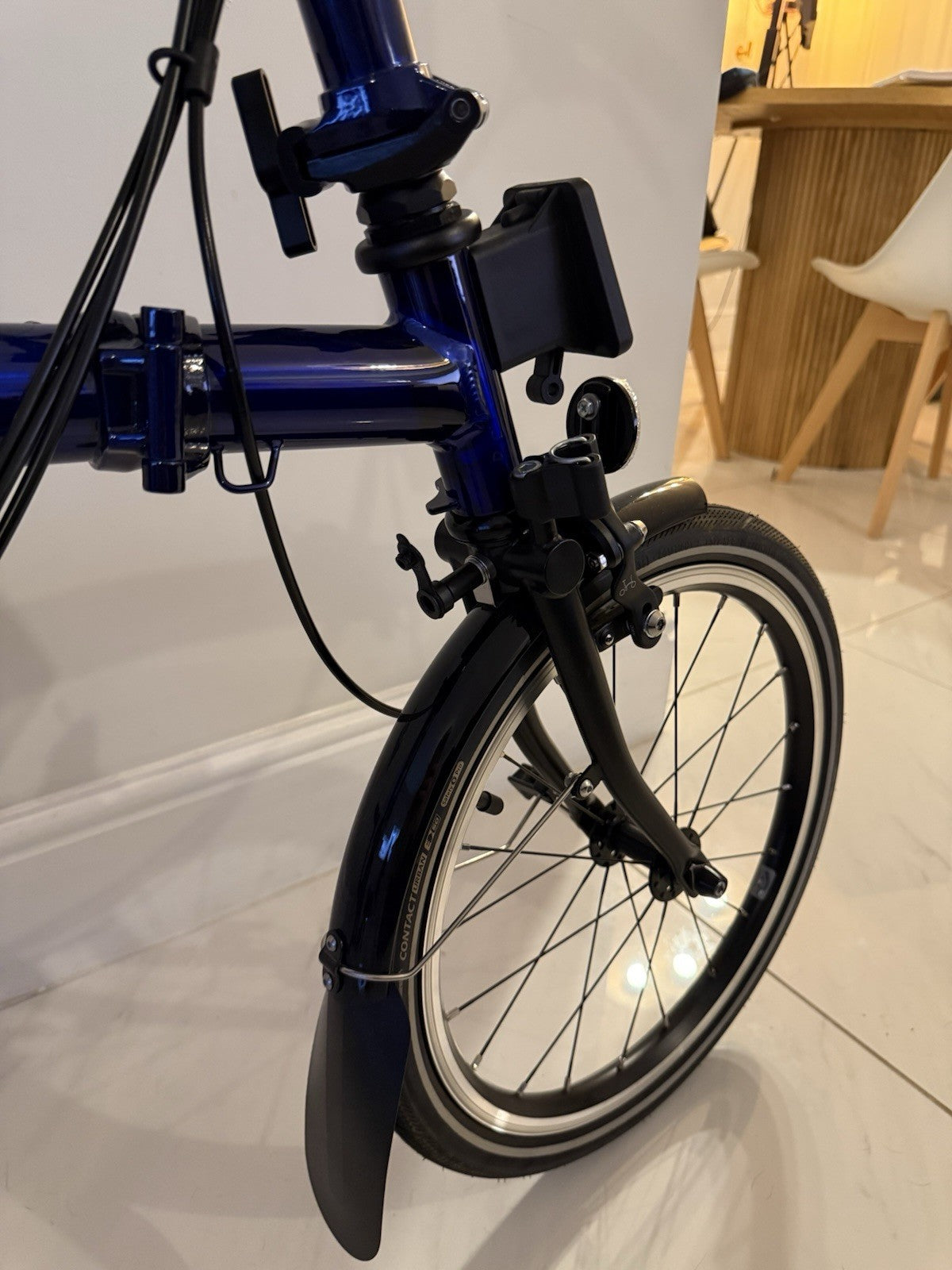 brompton p line 12 speed - Blue Lacquer