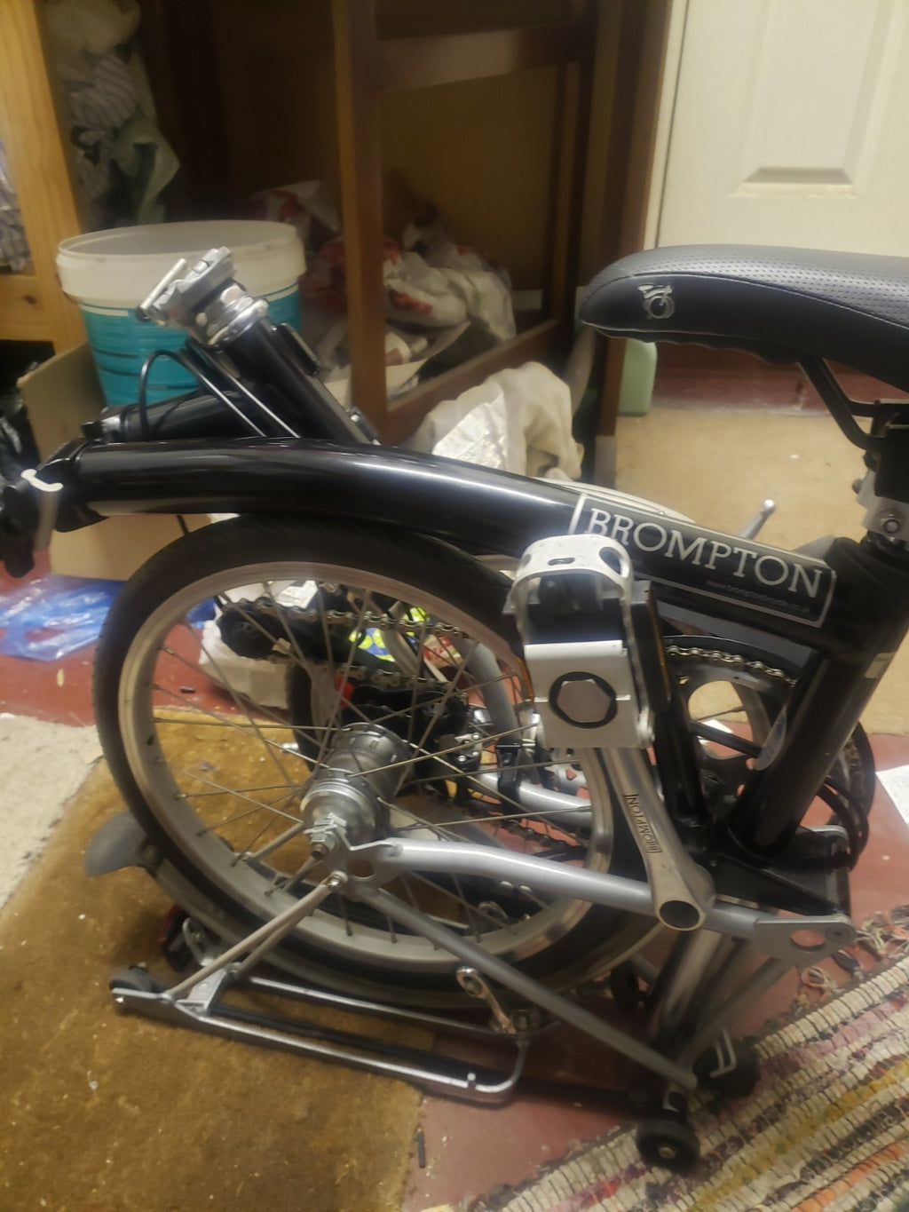 Brompton Folding Bike 6-Speed Black