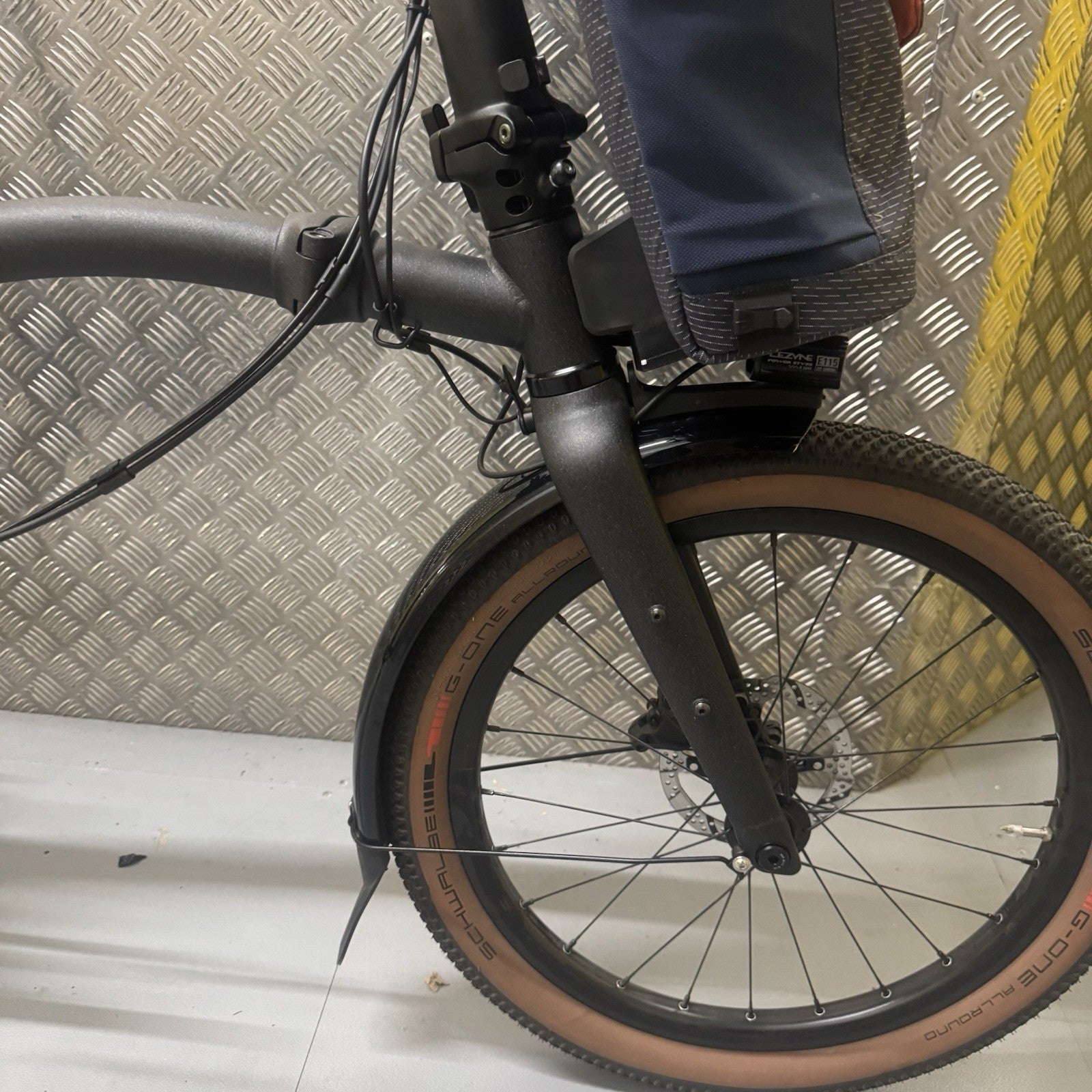 Brompton G Line 4 Speed Space Black Folding Bike