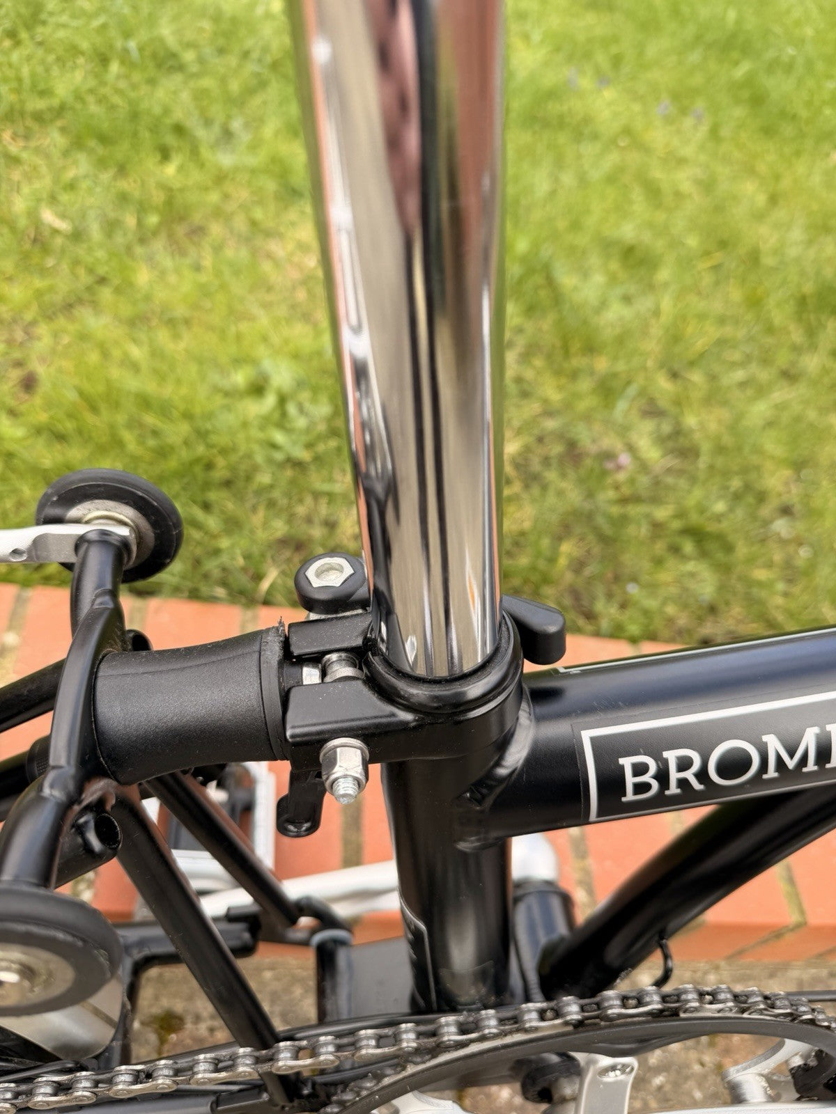 Brompton Folding Bike 6-Speed Black Satin