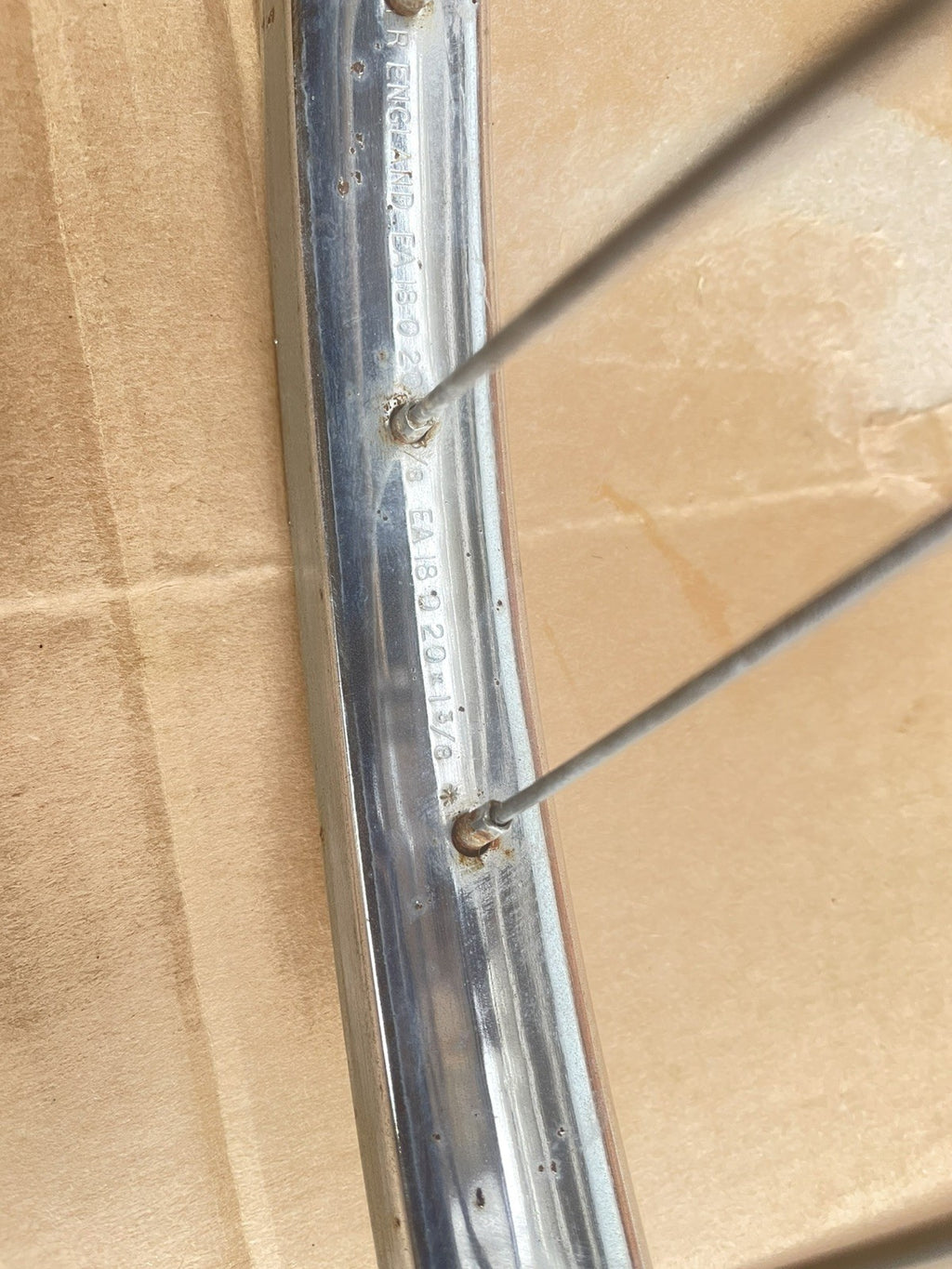 VINTAGE RETRO RALEIGH shopper rear WHEEL 20x 1 3/8th