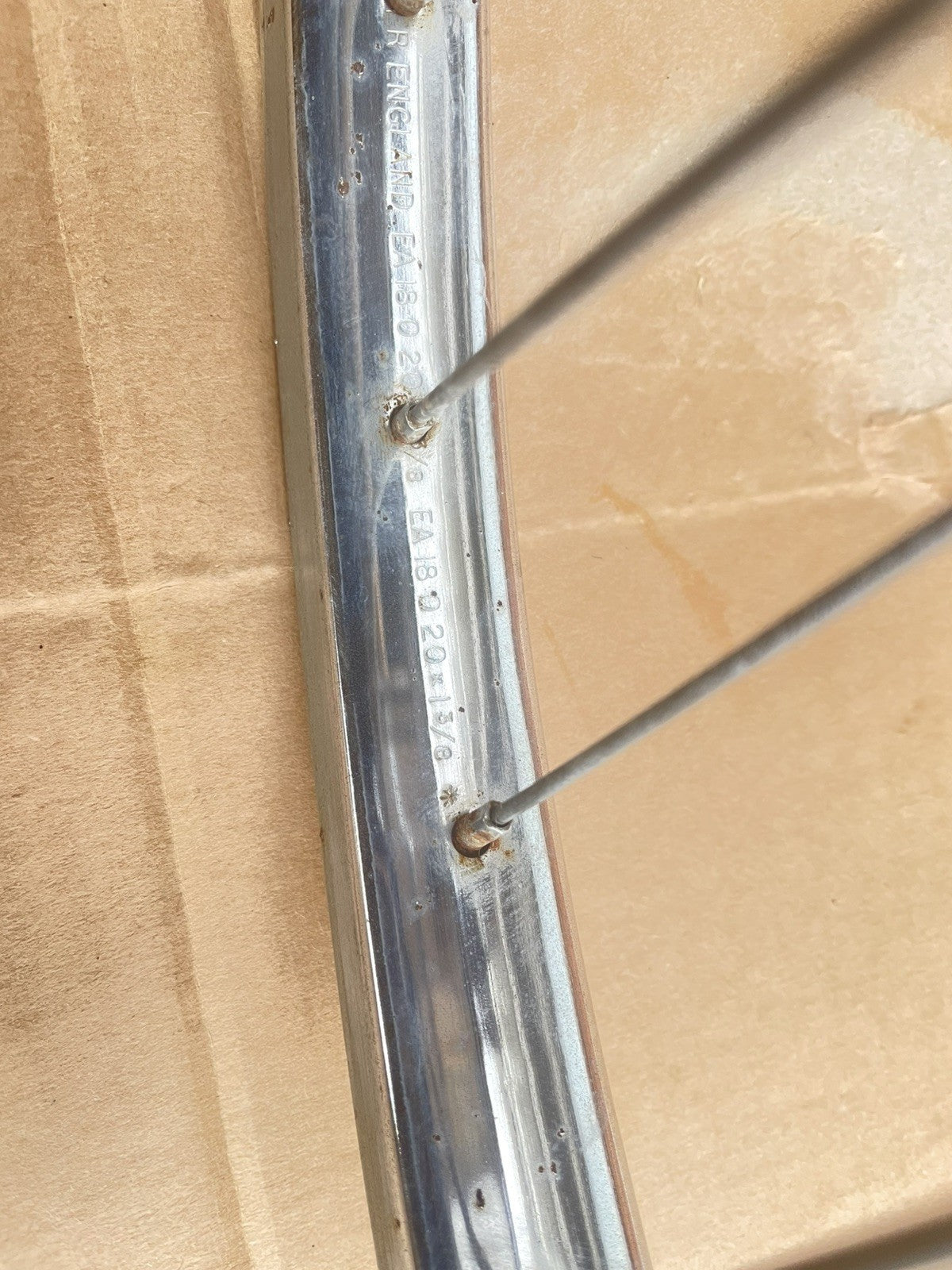 VINTAGE RETRO RALEIGH shopper rear WHEEL 20x 1 3/8th