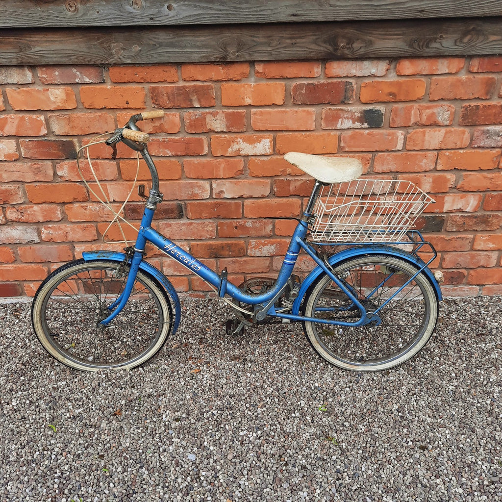 Hercules Compact Folding Bike Retro.  For repair.