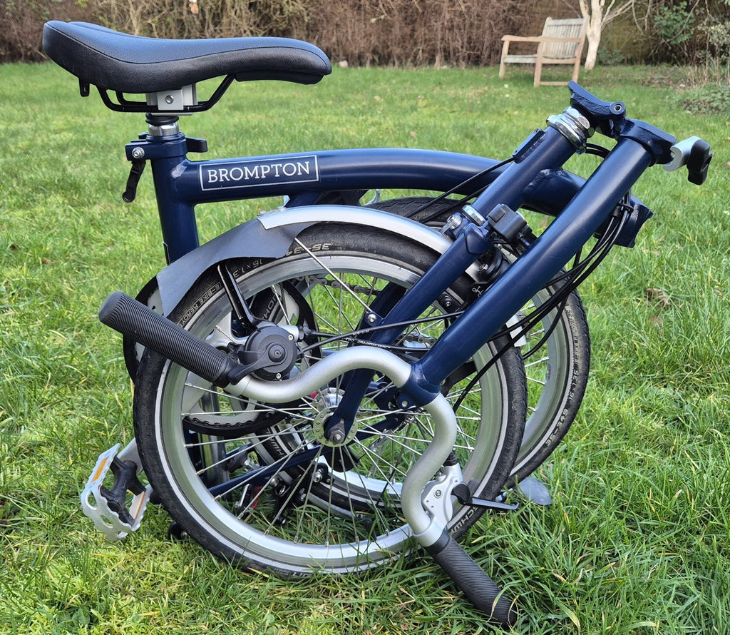 Brompton M3L 2018, 3-Speed, Blue, Great Condition