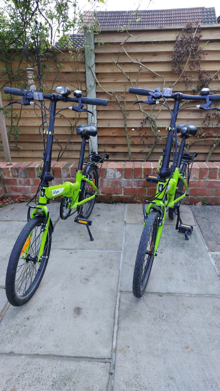 Btwin Hoptown 7speed folding bicycles