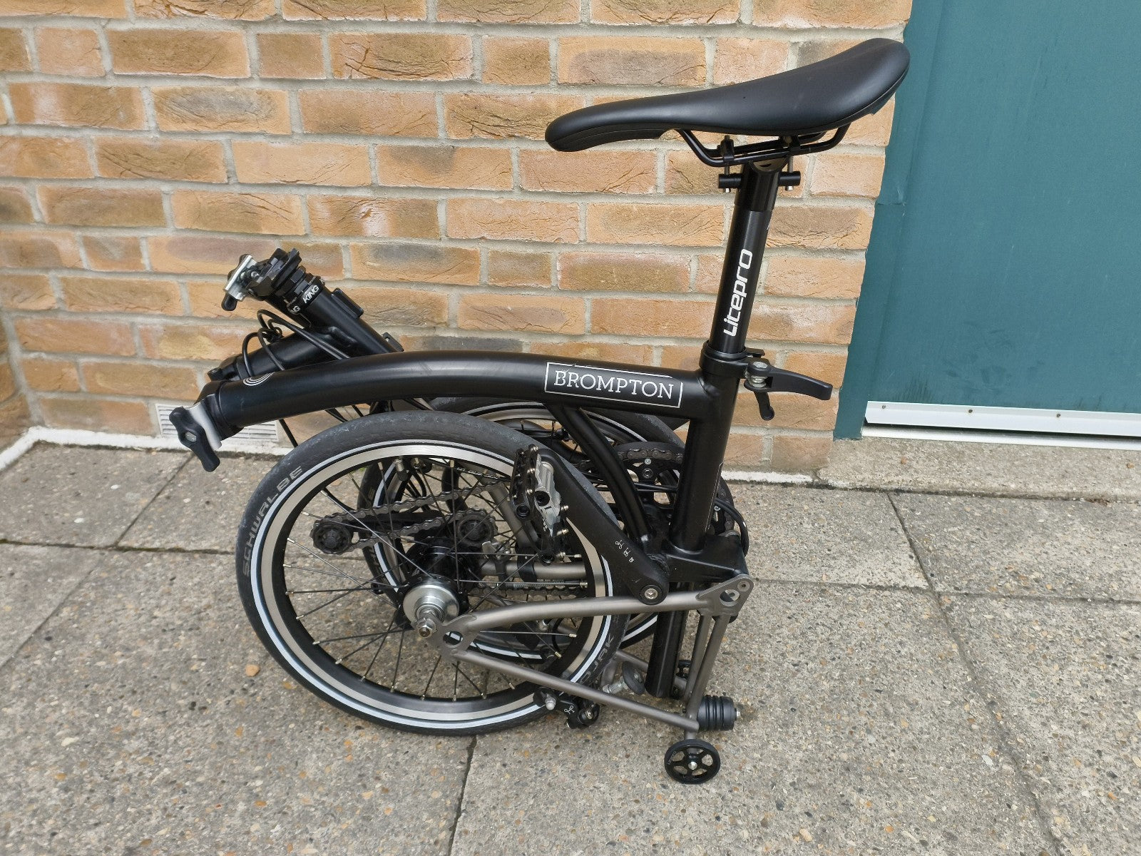 2022 Brompton C Line Titanium Superlight 6 speed folding bike