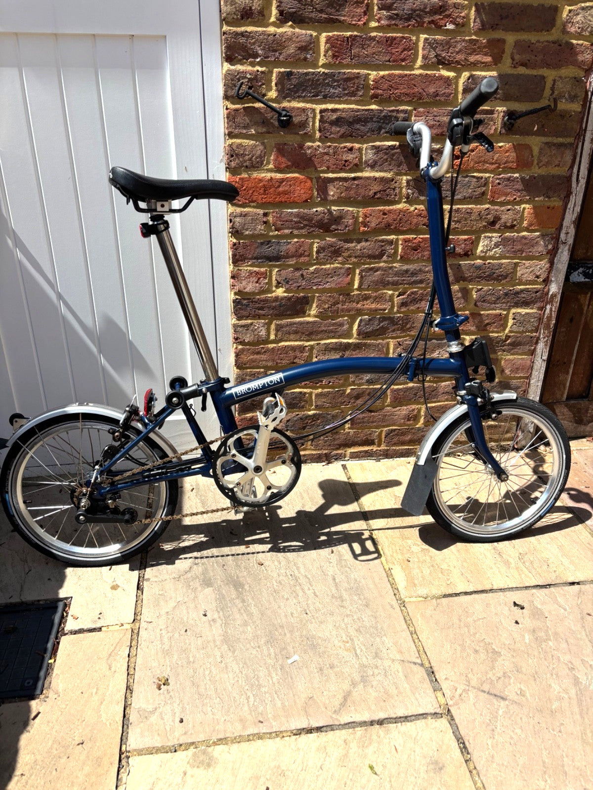 Brompton M6L Folding Bike - Blue - Good Condition