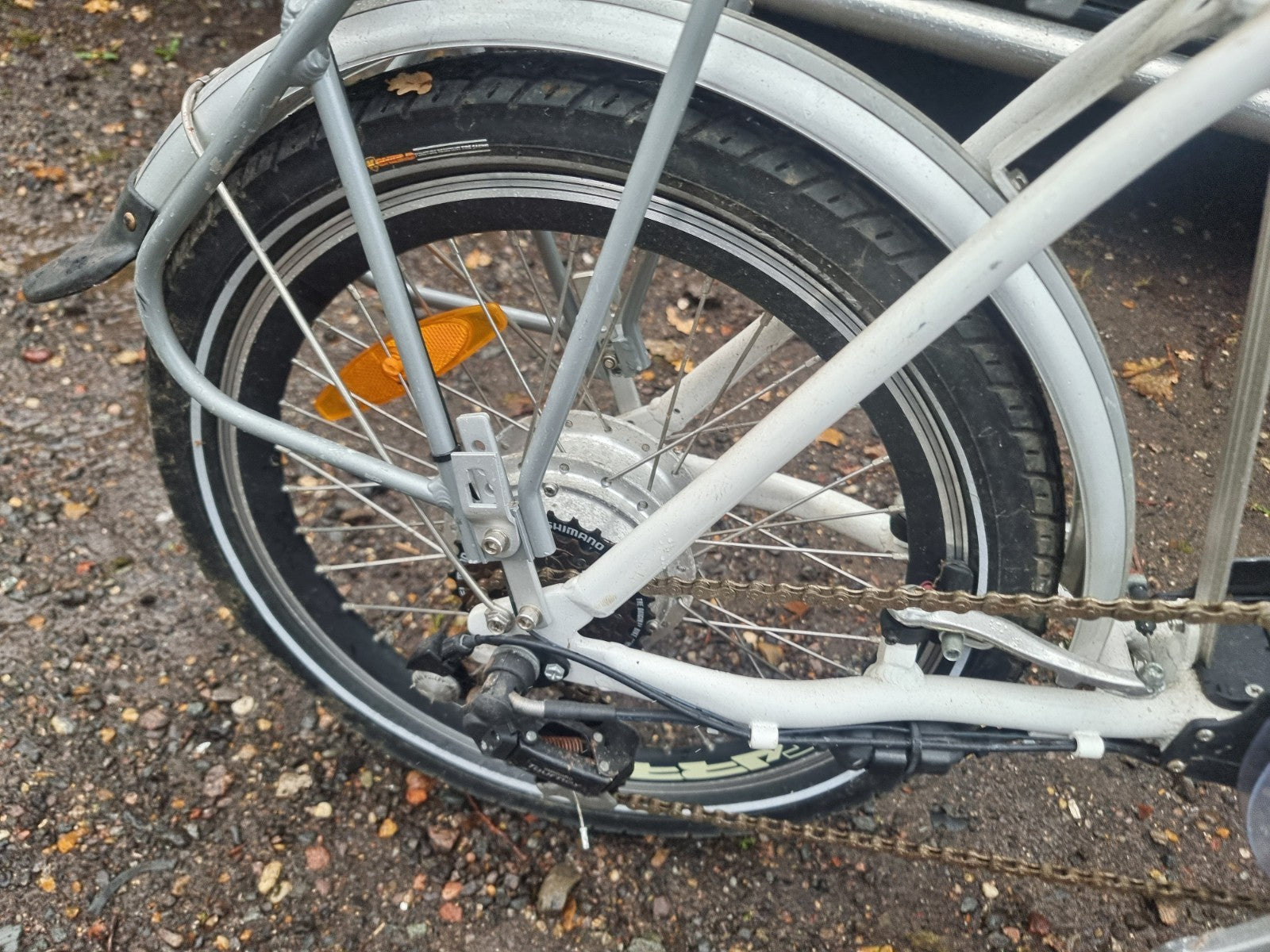 Green zebra cycles E bike pedal assist 36v spares or repair Folding bike trans