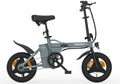 14" Portable Folding Commuter Bike 36V 9A Folding City Bike Full Disc-F100R Grey