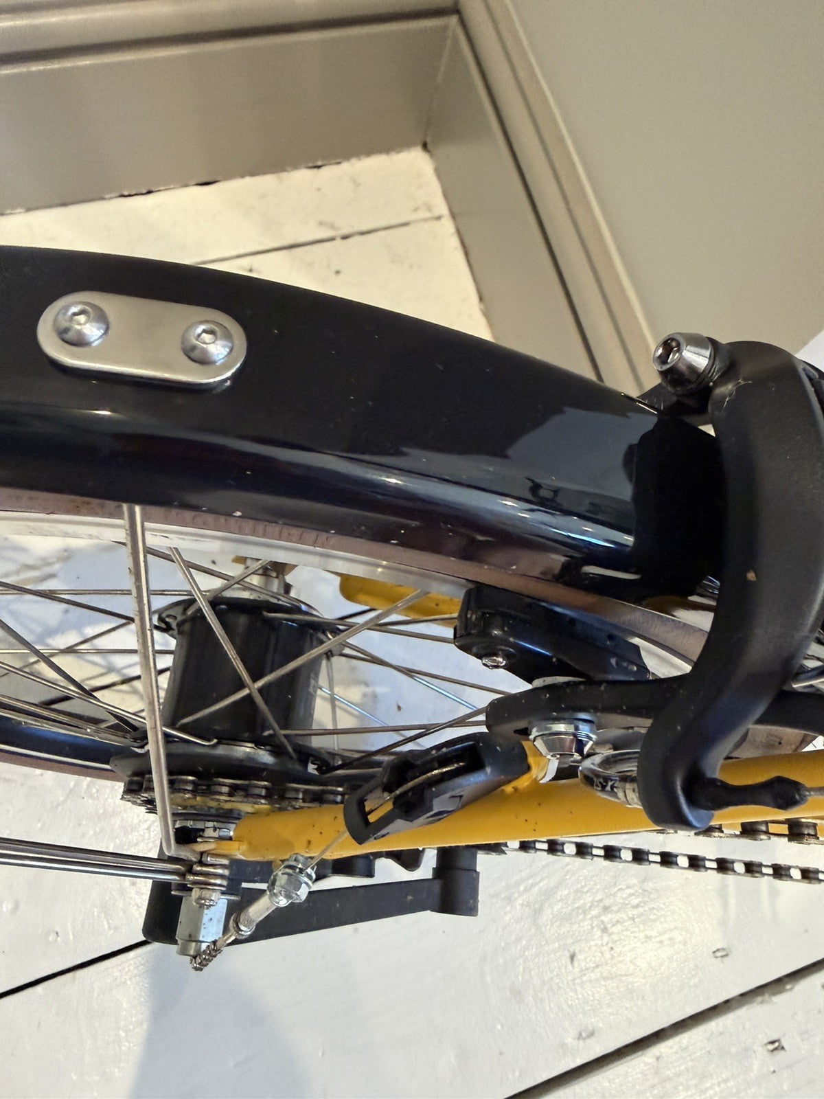Brompton 2025 C-Line 6-speed High Handlebar - Yellow - Excellent Condition