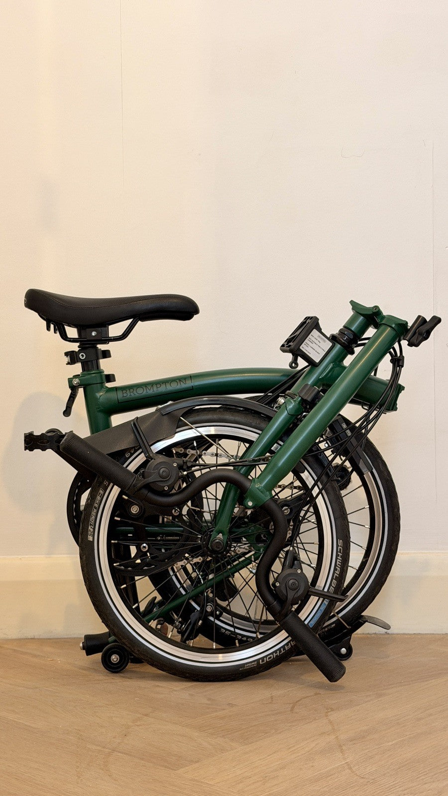 2022 Brompton C Line M6L Racing Green 6 Speed - Folding bike