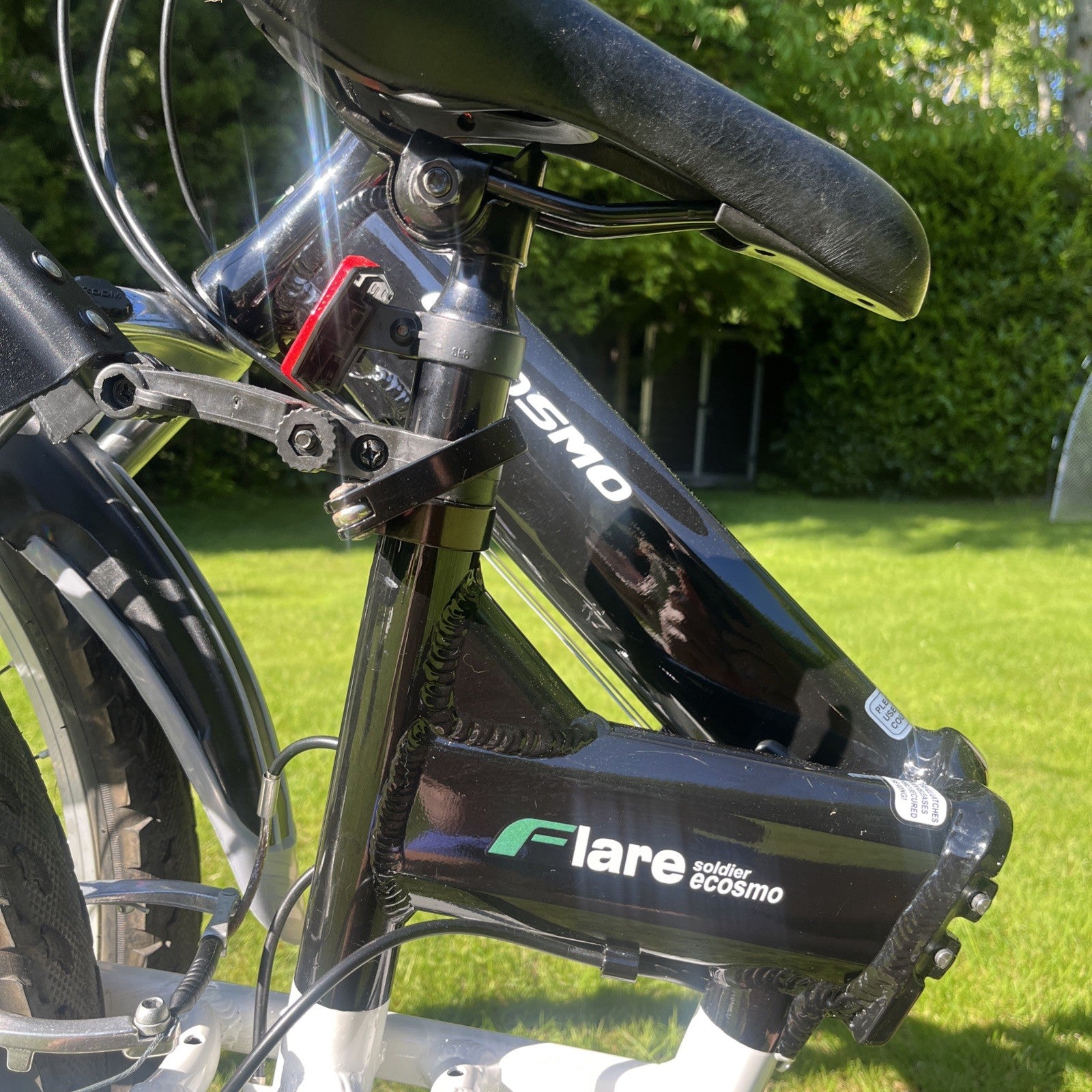 FOLDING Mountain Bike Ecosmo of 26" Wheel 21 Speed Shimano FANTASTIC CONDITION