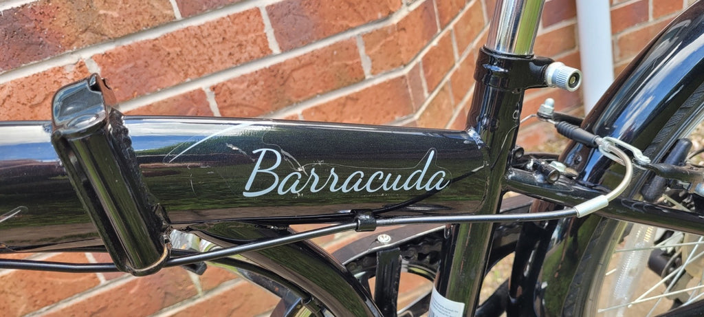 Apus Barracuda Folding Bicycle, Black, 20", Barely Used, Excellent, Commuter, A+