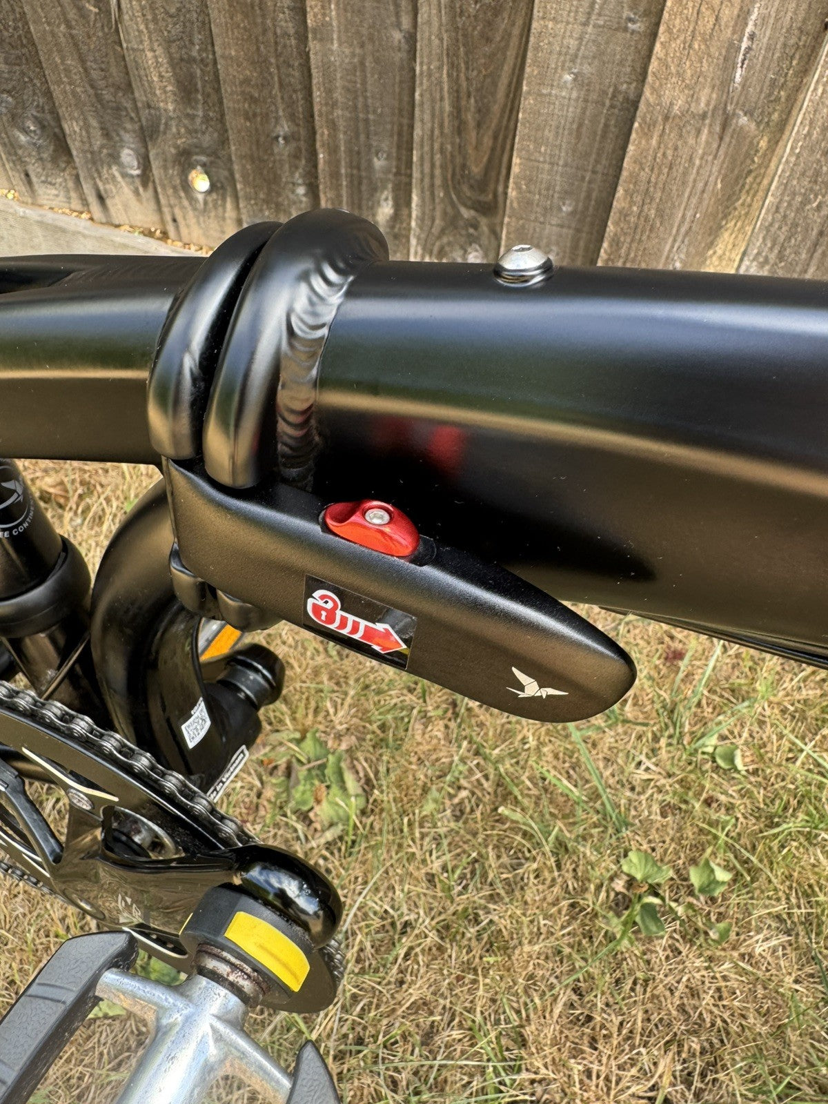 TERN VERGE P10 LIGHTWEIGHT FOLDING BIKE 10 SPEED + EXTRAS - SATIN BLACK - EX CON