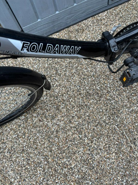Tiger Black Foldaway Bike 5 Speed