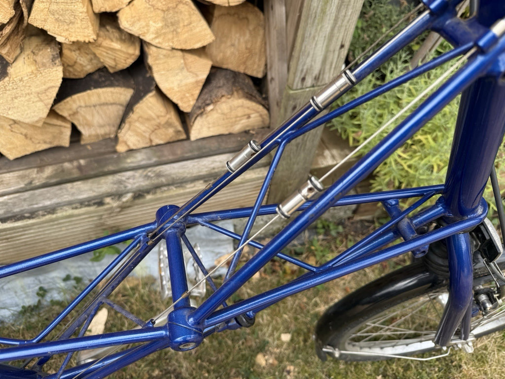 Alex Moulton Separable APB Bike with wishbone handlebars and bespoke day rack
