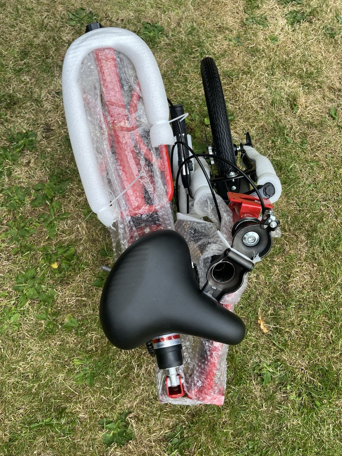 Folding Bike (RED ONLY) for Easy Packaging and Transport for Easy Storage